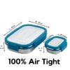 Stainless Steel Lunch Box With Mini Box (800 ML) - Image 3