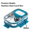 Stainless Steel Lunch Box With Mini Box (800 ML) - Image 4