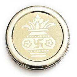 Stainless Steel Puja Dibha with 7 Container